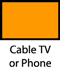 Кабельне телебачення або телефон