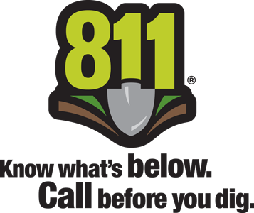 Know what's below. Call 811 before you dig.