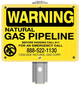 cascade natural gas pipeline markers
