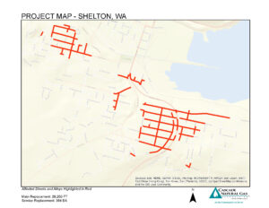Shelton washington pipeline replacement project